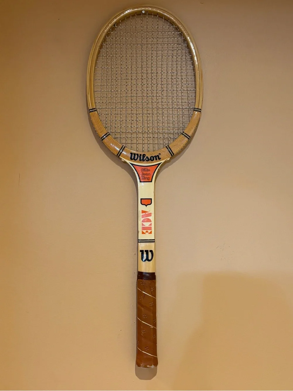 Wilson Billie Jean King ACE Strata-Bow Vintage Tennis Racket - Picture 3 of 15